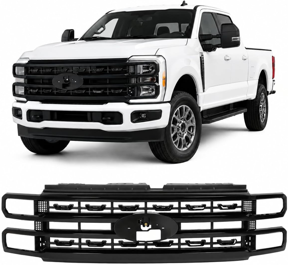 Platinum Grill Compatible with 2023 2024 Ford F250 F350 Super Duty | Front Grill Platinum Grill Compatible with 2023 2024 Ford F250 F350 Super Duty | Front Grill