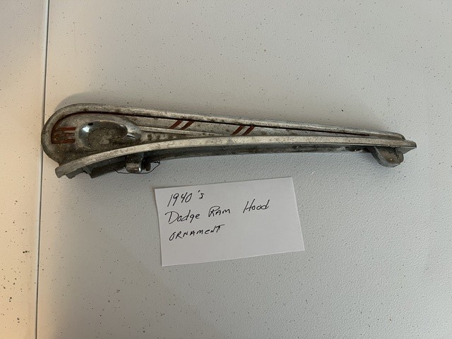 Vintage  1940's DODGE  RAM HOOD  ORNAMENT   Original