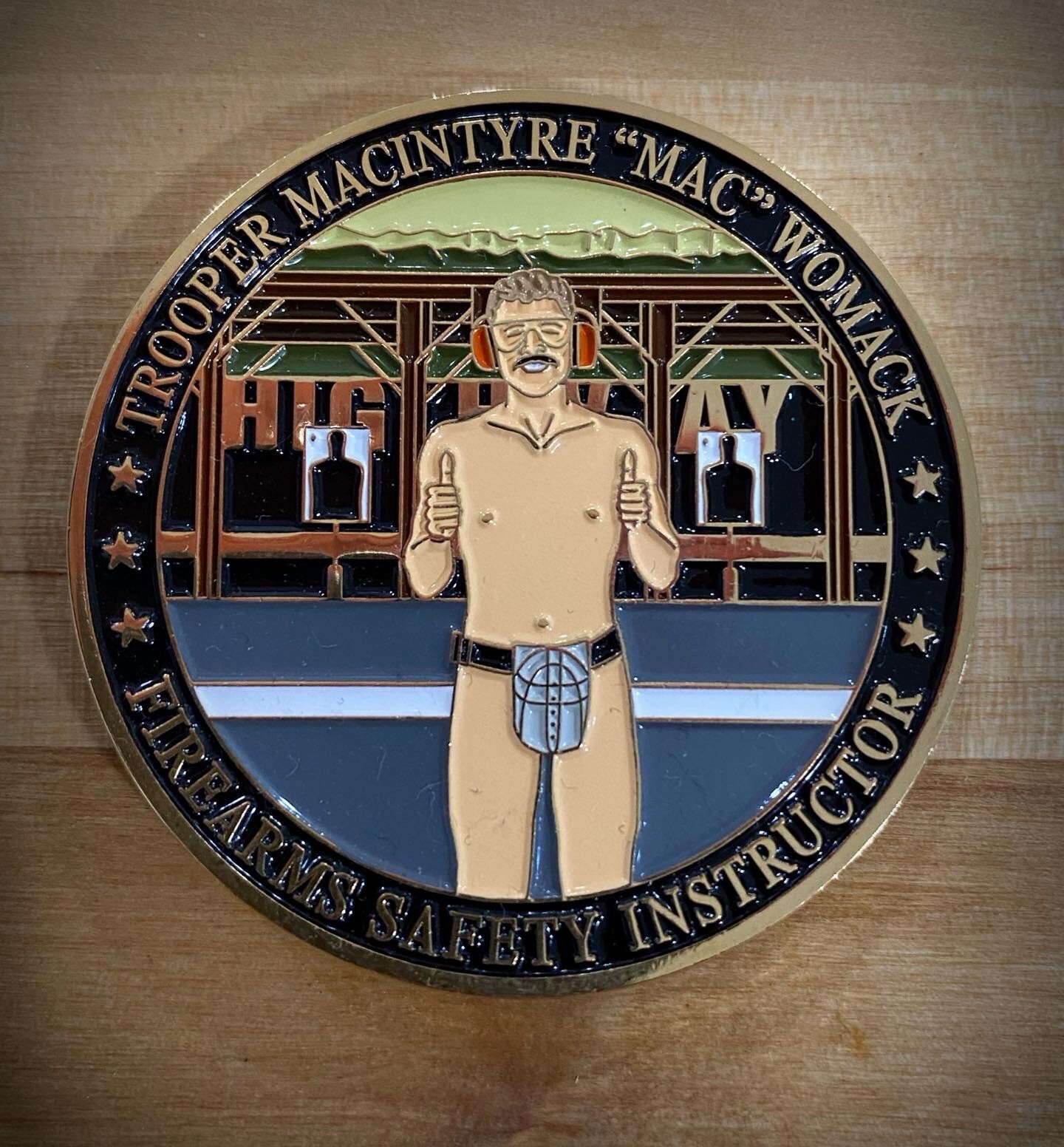 New Limited Vermont State Police Super Troopers Movie Mac Firearms Instructor New Limited Vermont State Police Super Troopers Movie Mac Firearms Instructor