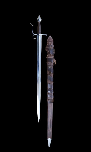 The Doge Medieval Venetian Sword with wooden scabbard