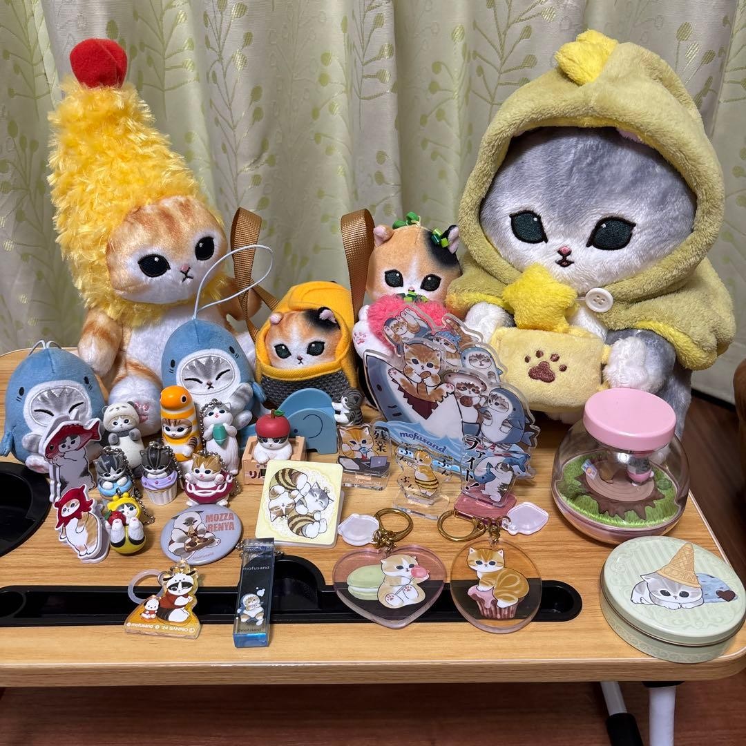Mofusand Plush Set Toys Keychains Stickers Collectible13+ Figures cute H086 Mofusand Plush Set Toys Keychains Stickers Collectible13+ Figures cute H086