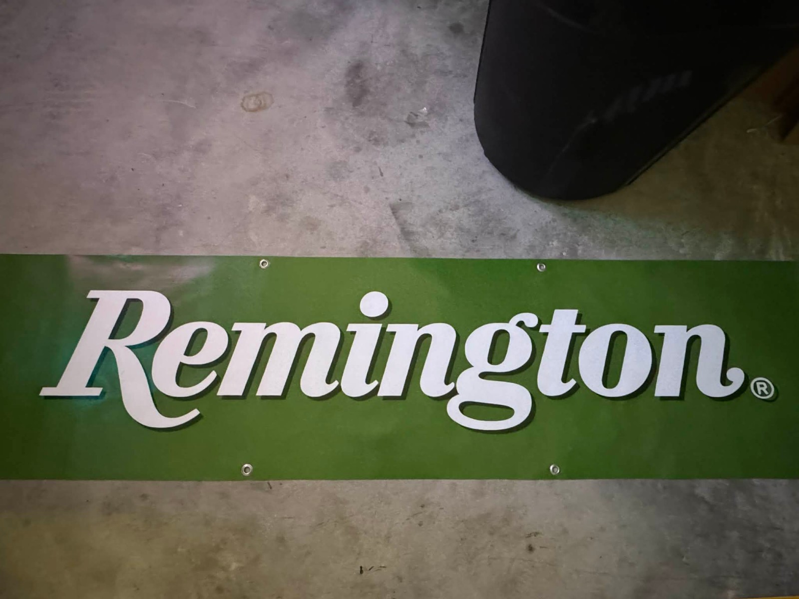 Remington Arms Vintage-Style Banner Display Promo Sign