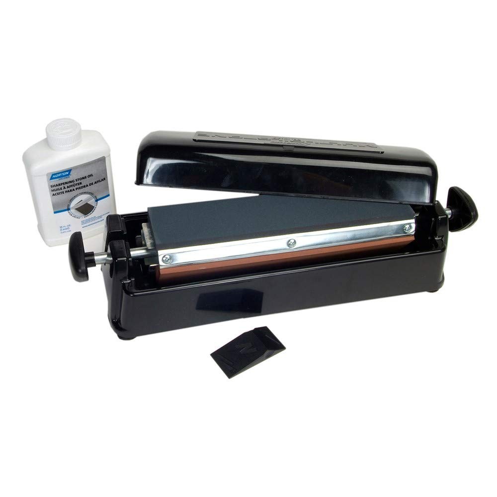 Norton IM313 Multi-Oilstone Sharpening System-Tri Stone Knife Sharpener, Stone