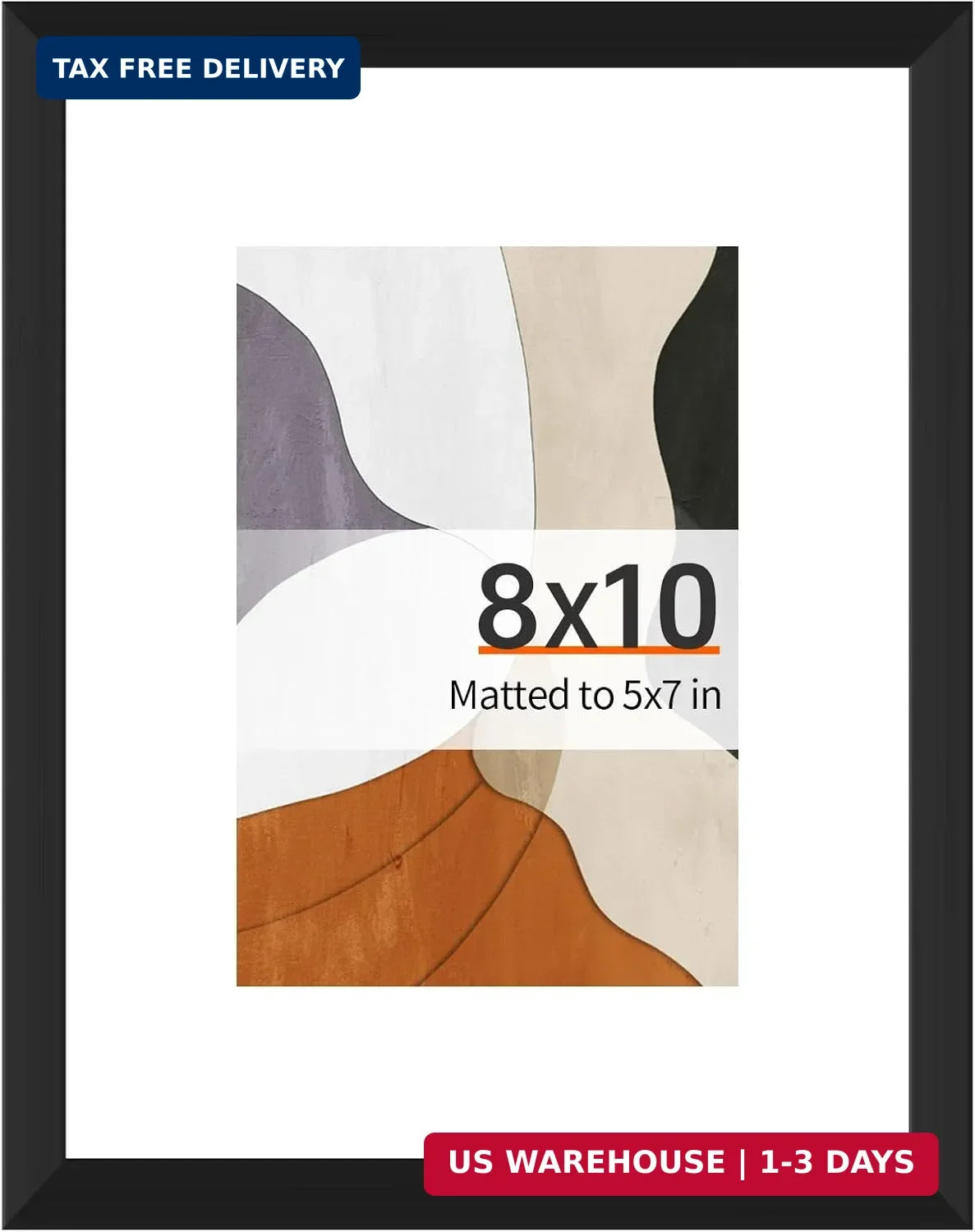 8x10 Black Picture Frame, Tabletop & Wall Display Photo Frame 8x10 Black Picture Frame, Tabletop & Wall Display Photo Frame