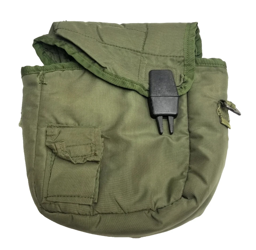 USGI Military 2 Quart OD Canteen Cover for 2 QT Canteen Bladder USED