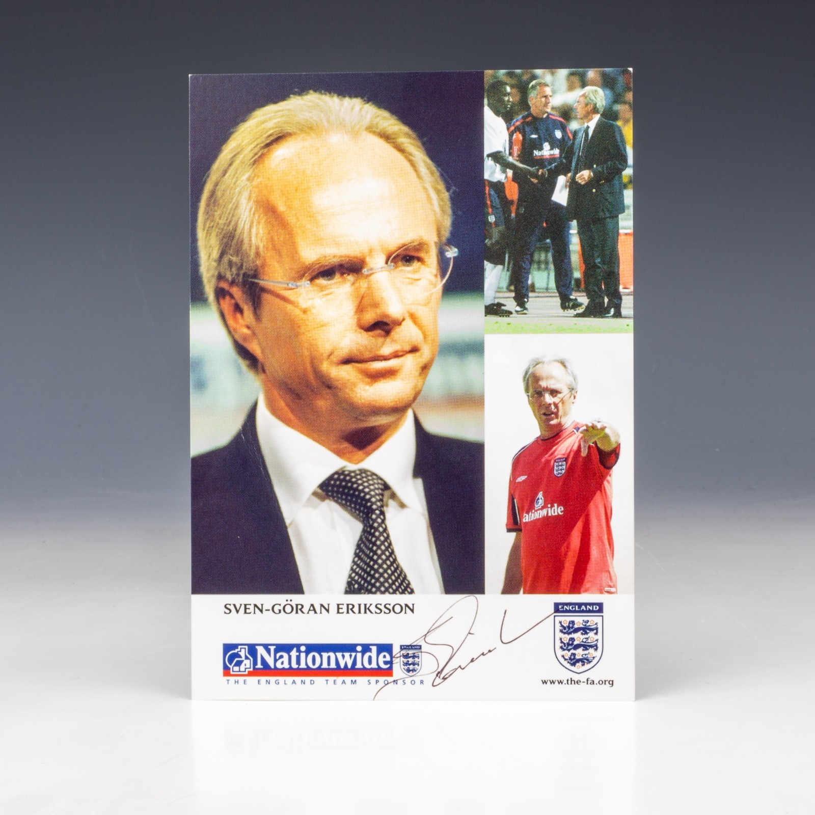 Sven Goran Eriksson - England Football Manager - Signed Photograph Autograph