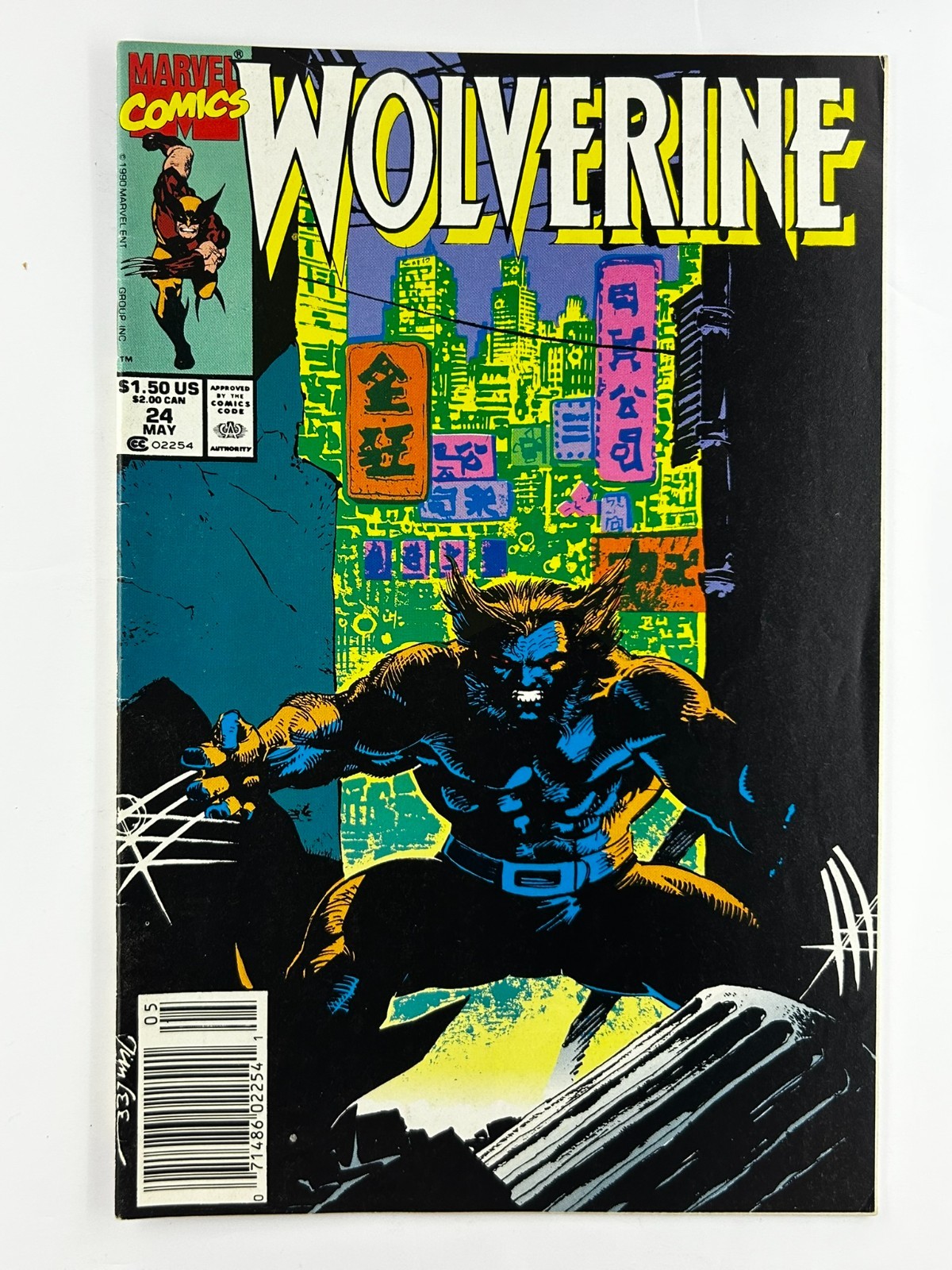 Wolverine #24 Newsstand Variant (Marvel Comics May 1990)