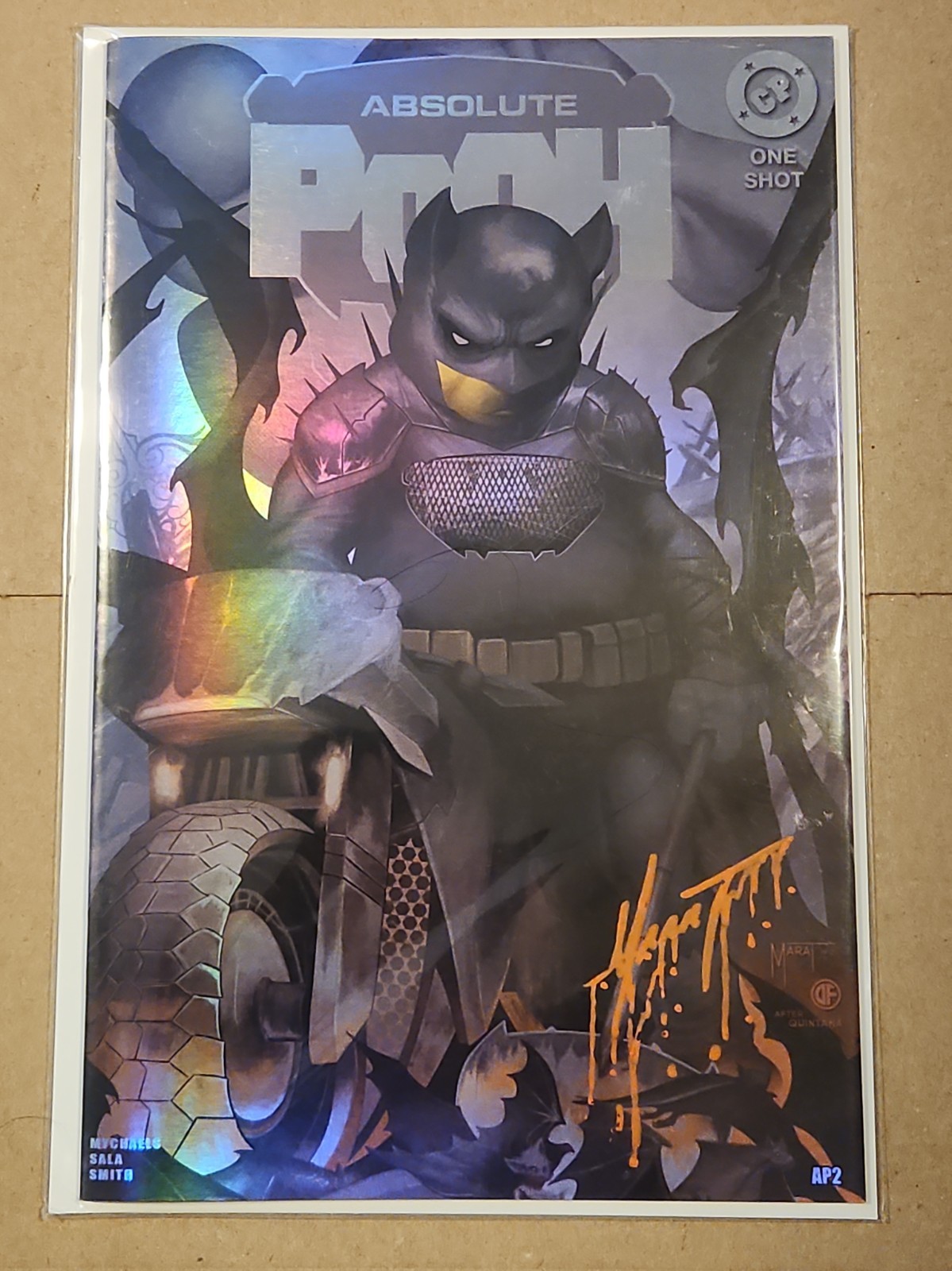 Do You Pooh Absolute Pooh SDCC Exclusive Foil Batman Homage AP2 Signed W/COA