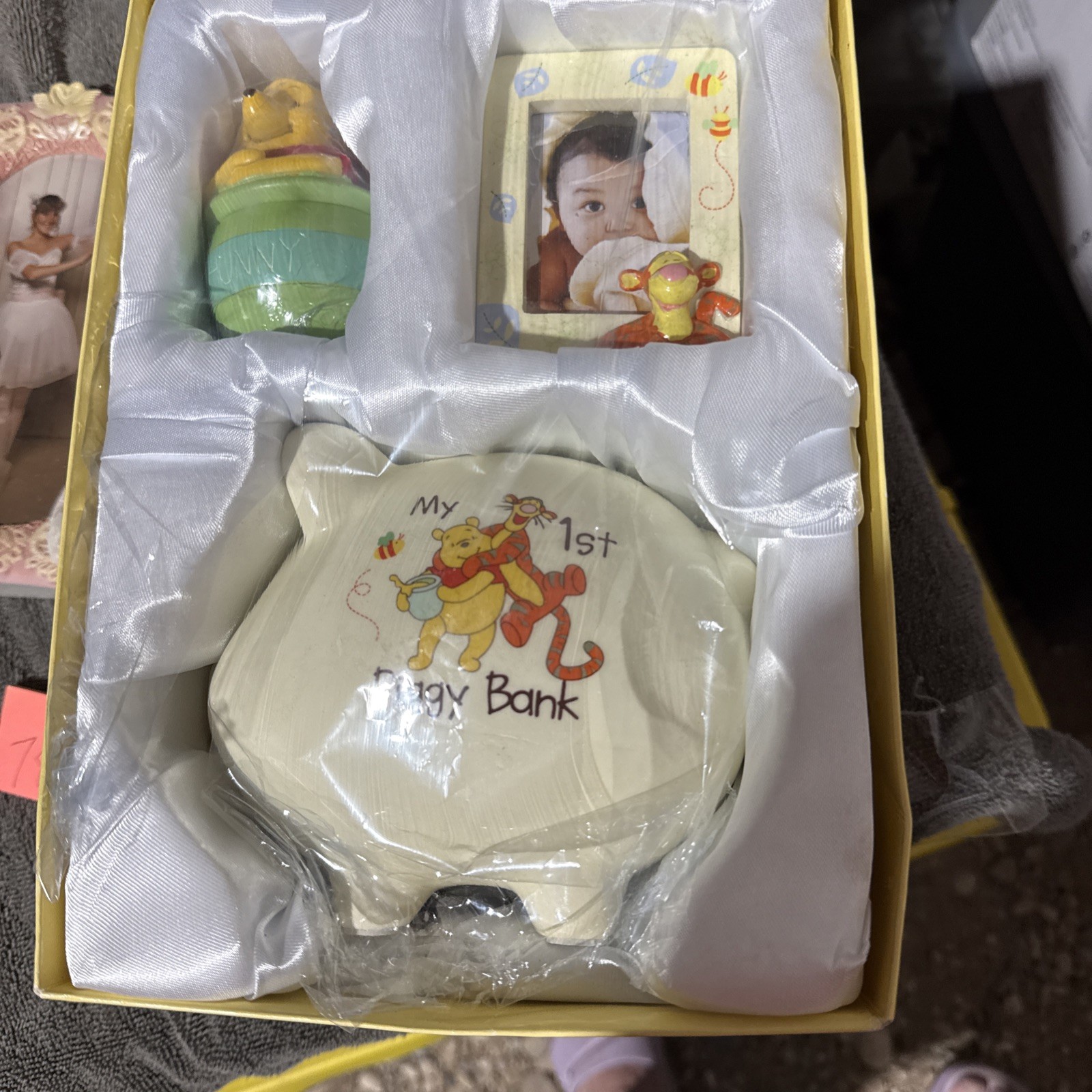 Disney Baby Winnie The Pooh My First Piggy Boxed Set New