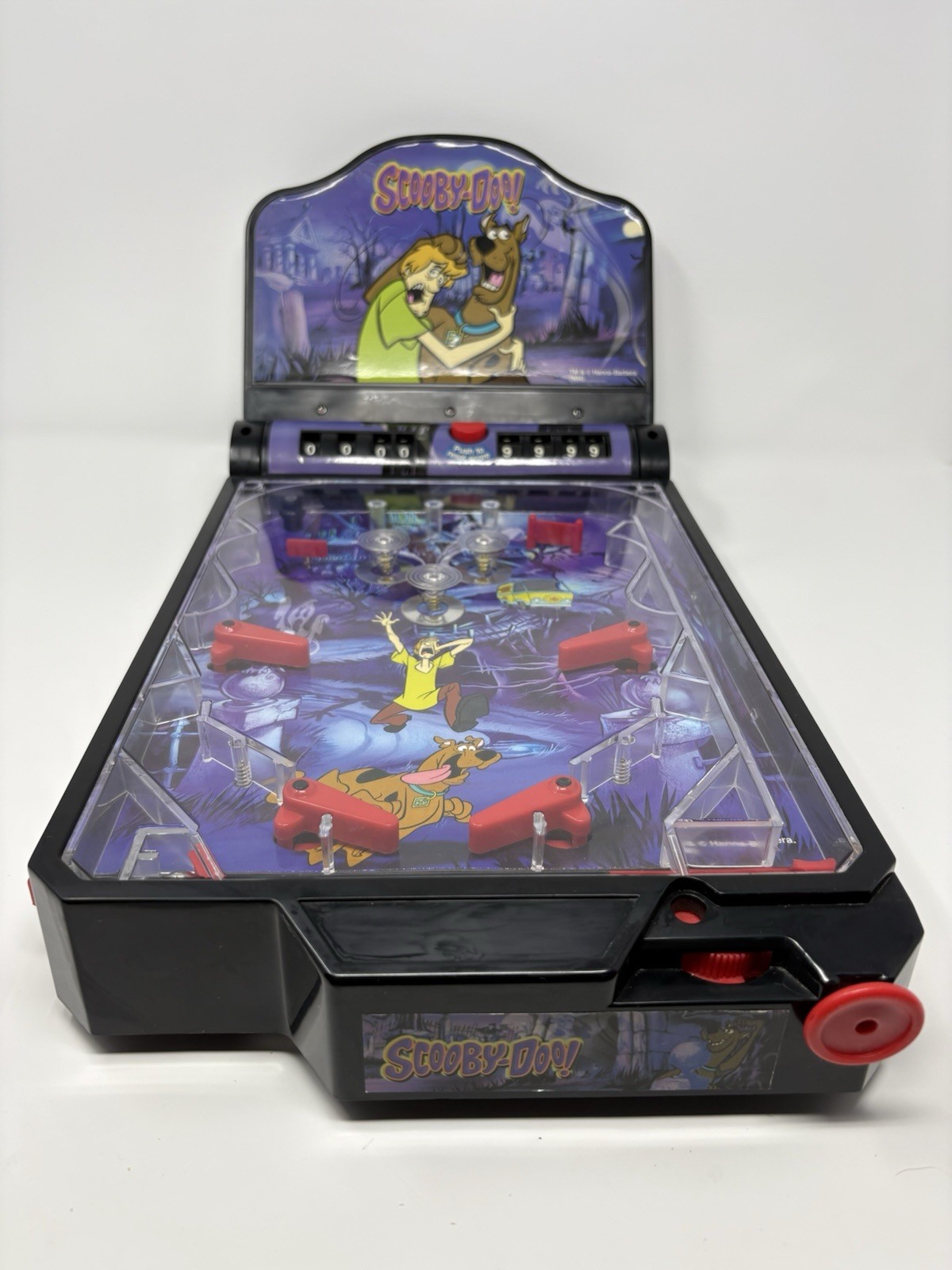 2004 Scooby-Doo Table Top Pinball Game Machine Funrise Toys Tested Works