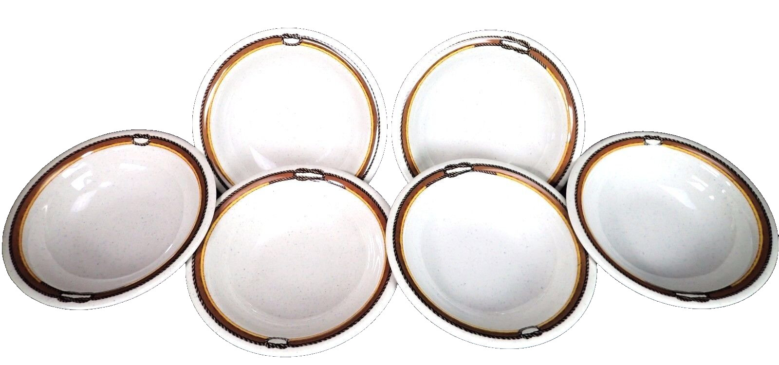 6 Melamine Bowls Diamond Rodeo Houston Western Cowboy Ranch Theme Bowls BPA Free