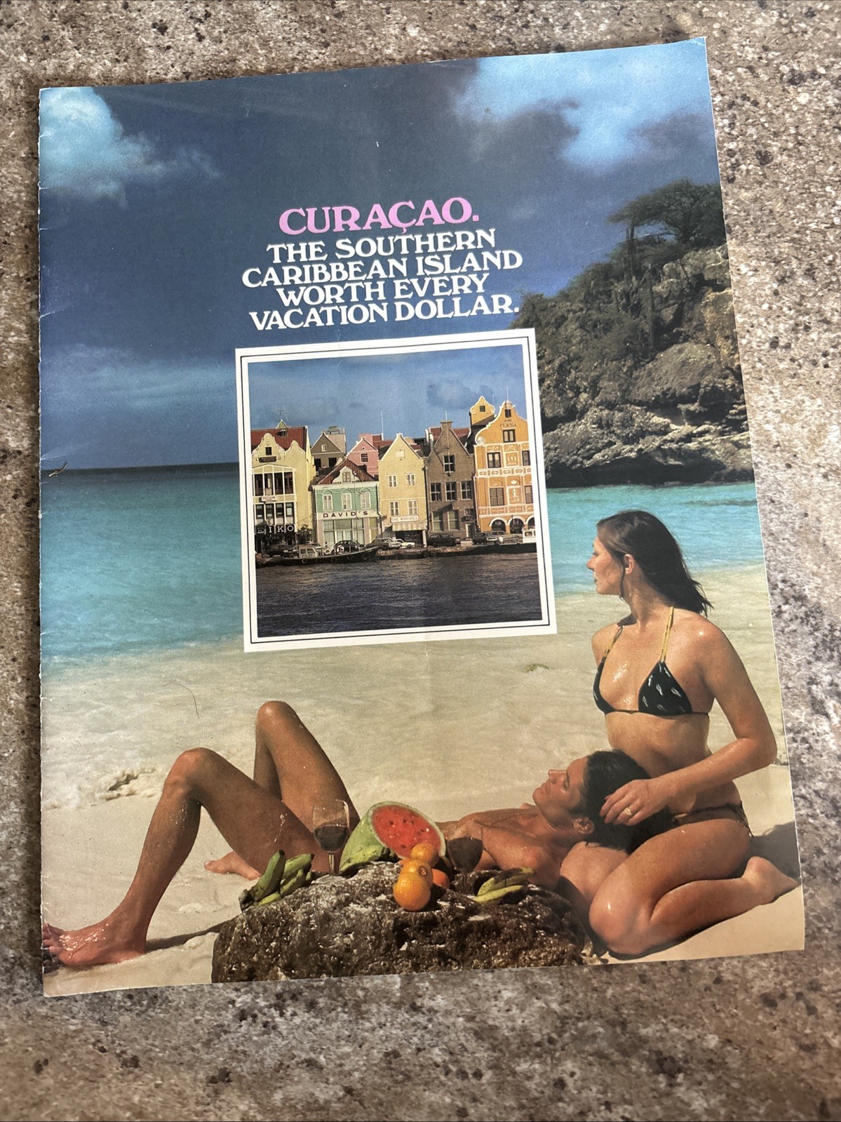 Curaçao Caribbean Vintage Travel Brochure Magazine 1979