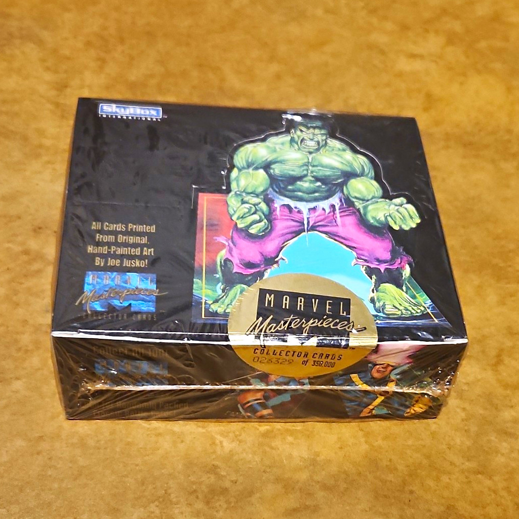 SkyBox International 1992 Marvel Masterpieces Sealed Box 36 Cards Hulk Joe Jusko