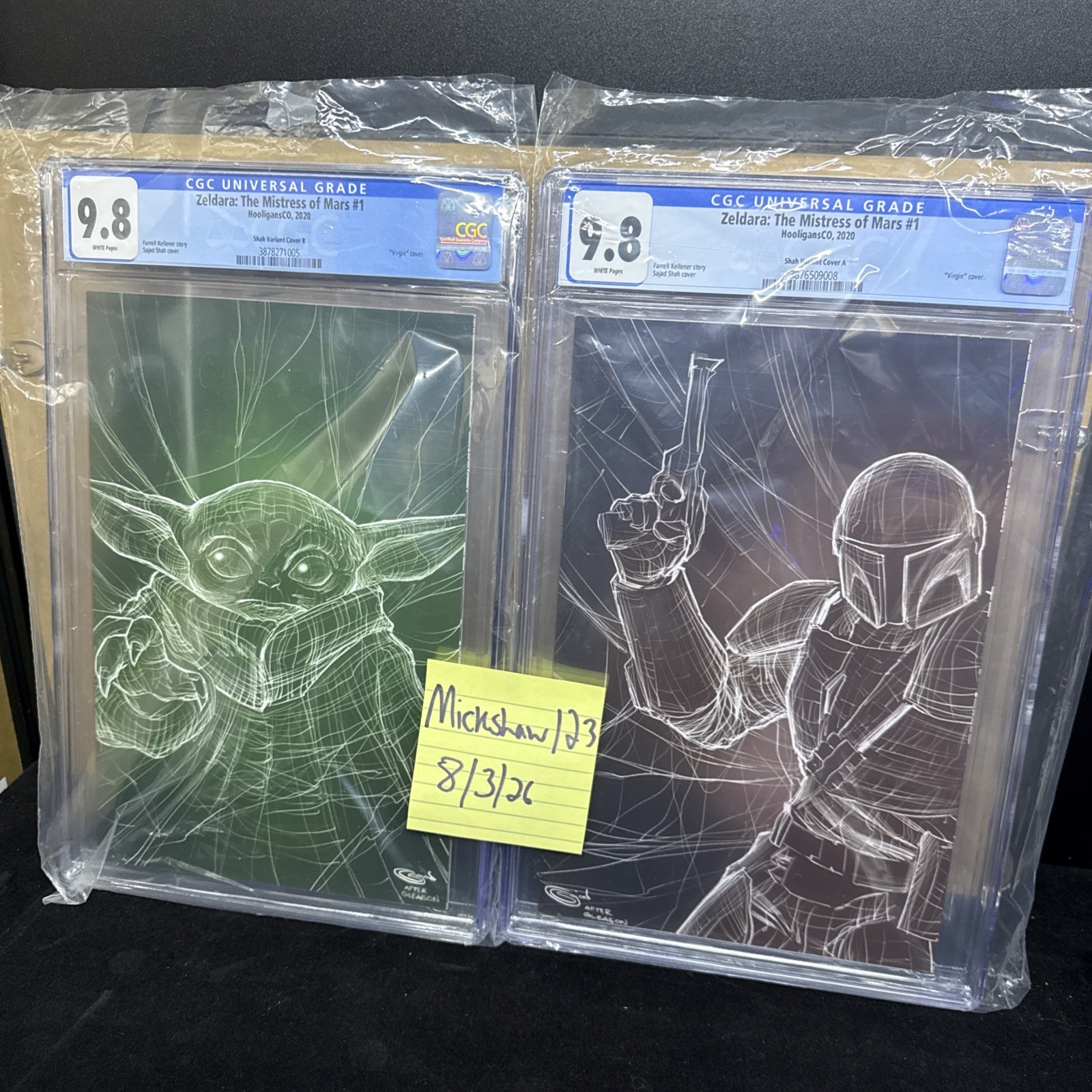 Zeldara The Mistress of Mars 1 Star Wars Mandalorian & Grogu  CGC 9.8