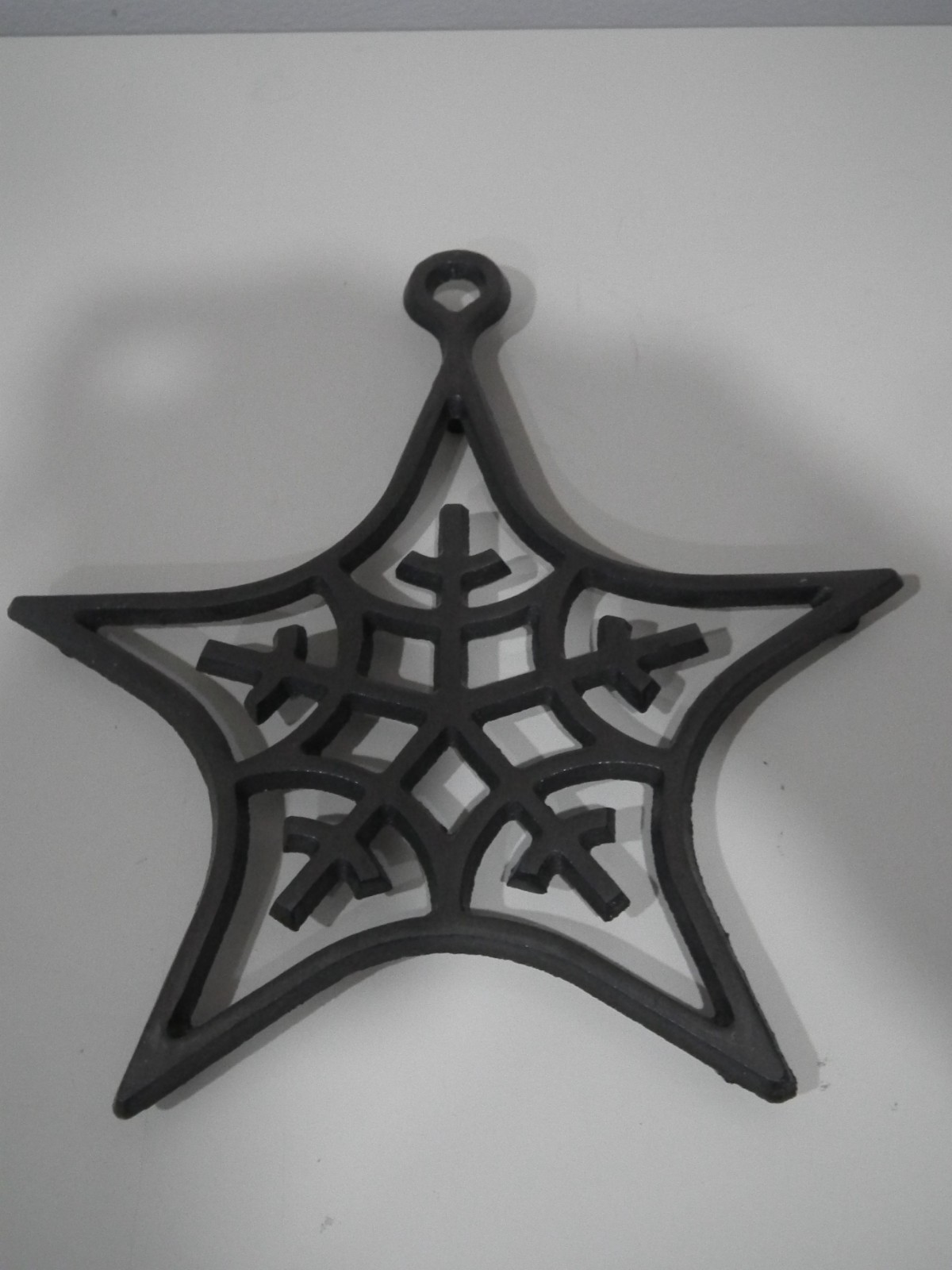 Vintage DANSK Danish Modern Cast Iron Star Trivet New in original packaging Vintage DANSK Danish Modern Cast Iron Star Trivet New in original packaging