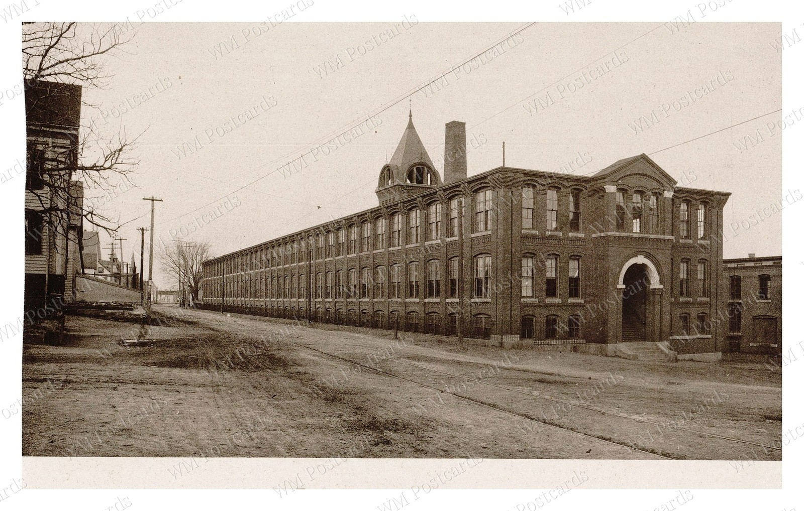 North Andover Massachusetts 1893 Mill Industrial Building Standard Postcard North Andover Massachusetts 1893 Mill Industrial Building Standard Postcard