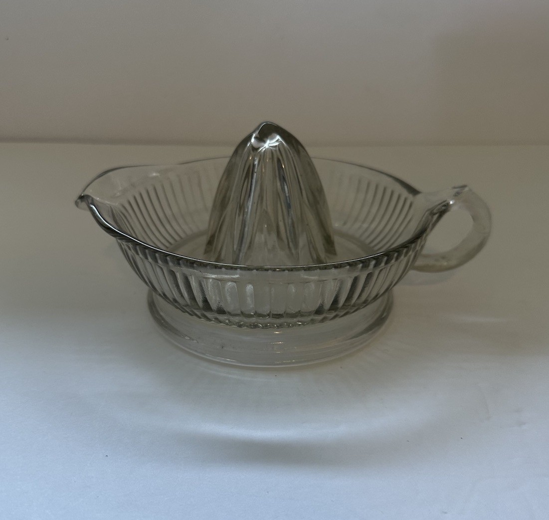 VTG Ribbed Clear Glass 6 VTG Ribbed Clear Glass 6