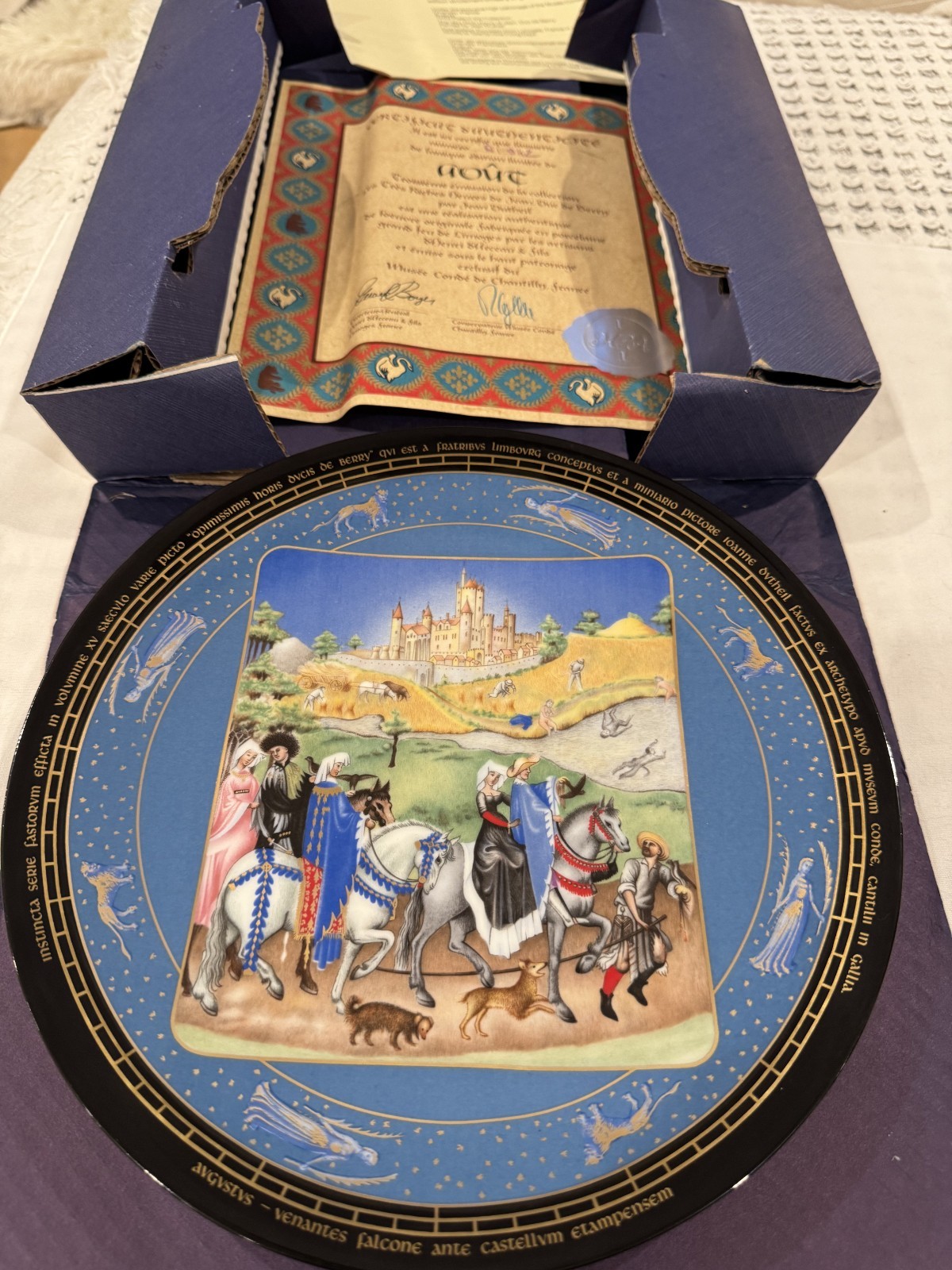 Vintage Limoges D\'Arceau Limoges Le Tres Riches Aout August 1987 Original Packag