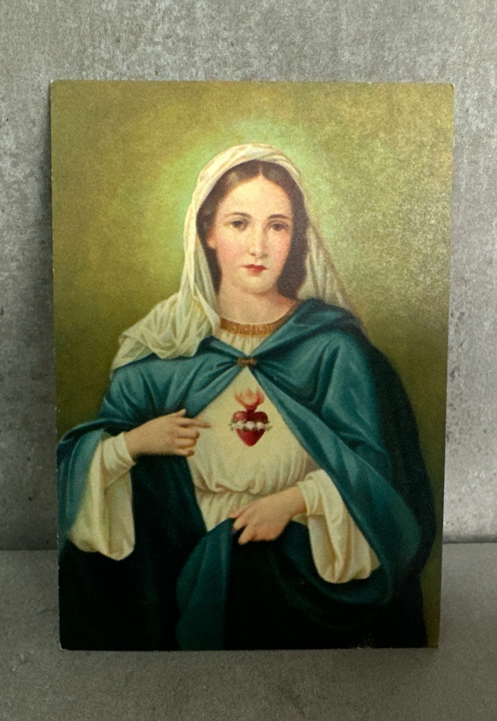 VTG Holy Prayer Card Jesus Sacred Heart International Foundation Catholic 4\ VTG Holy Prayer Card Jesus Sacred Heart International Foundation Catholic 4\