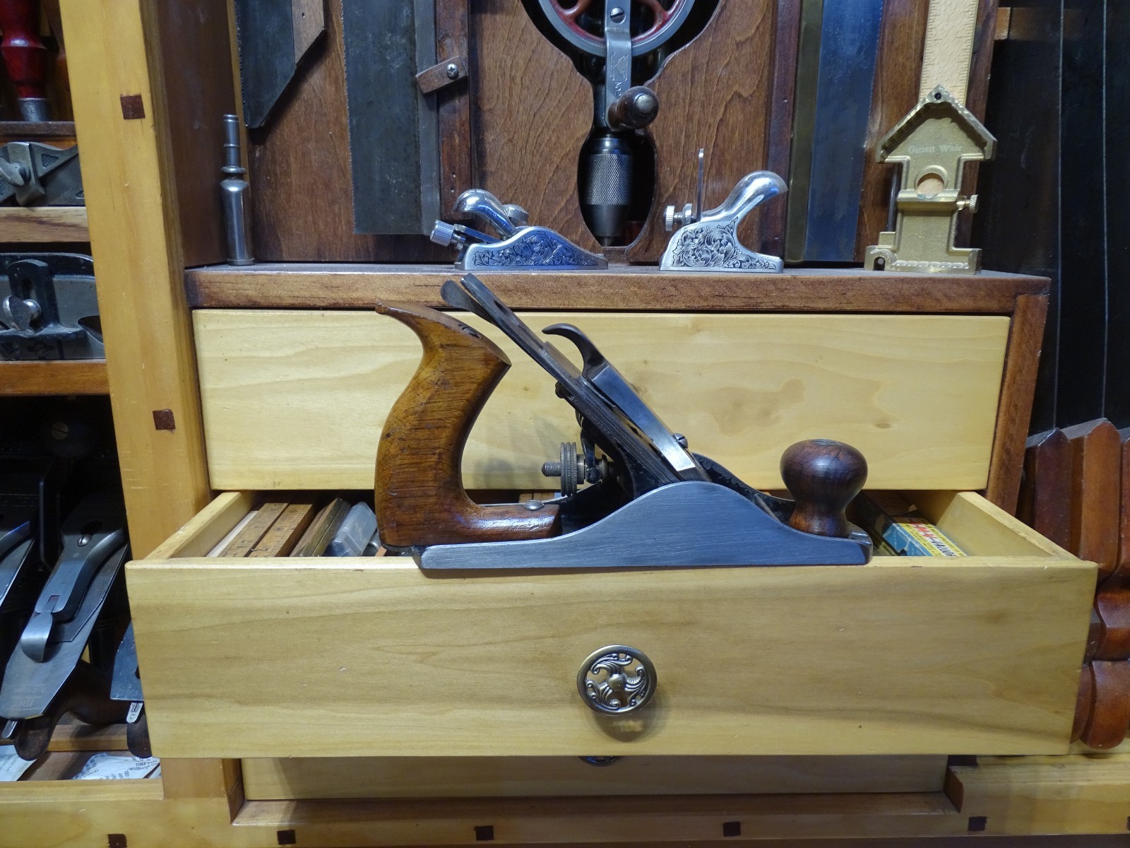 EC Simmons Keen Kutter KK3 Smooth Bottom Bench Plane With Tropical Wood Handles