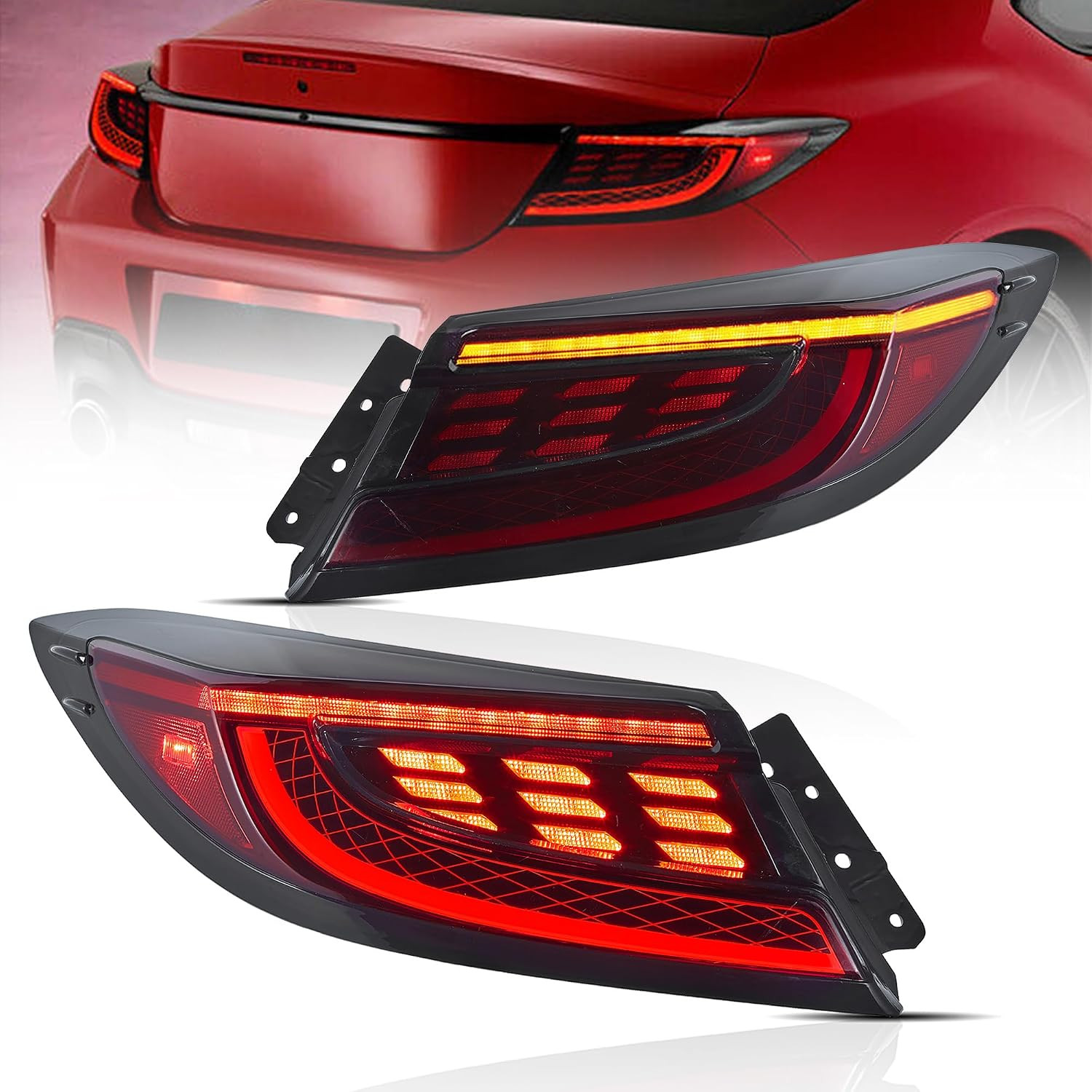 Tail Lights Compatible with Toyota GR86/ Subaru BRZ 2Nd Gen ZN8/ ZD8 2022-2024 w Tail Lights Compatible with Toyota GR86/ Subaru BRZ 2Nd Gen ZN8/ ZD8 2022-2024 w