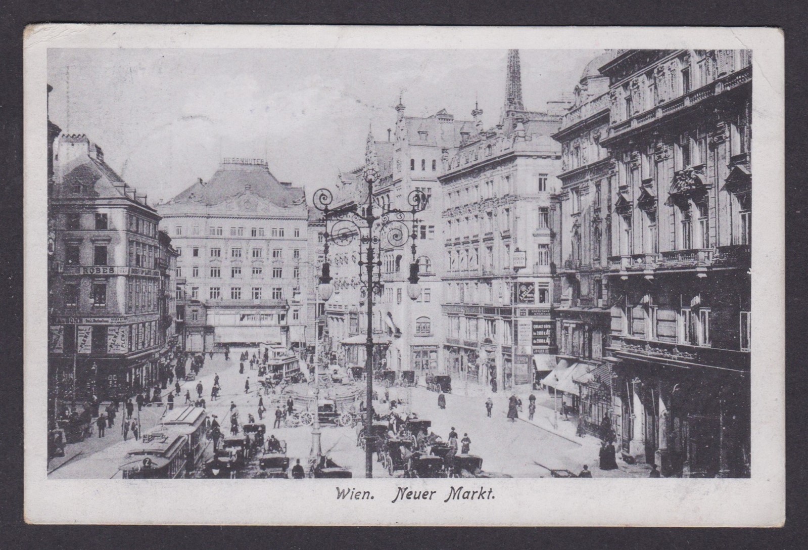 Postcard, Austria Vienna, Neuer Markt