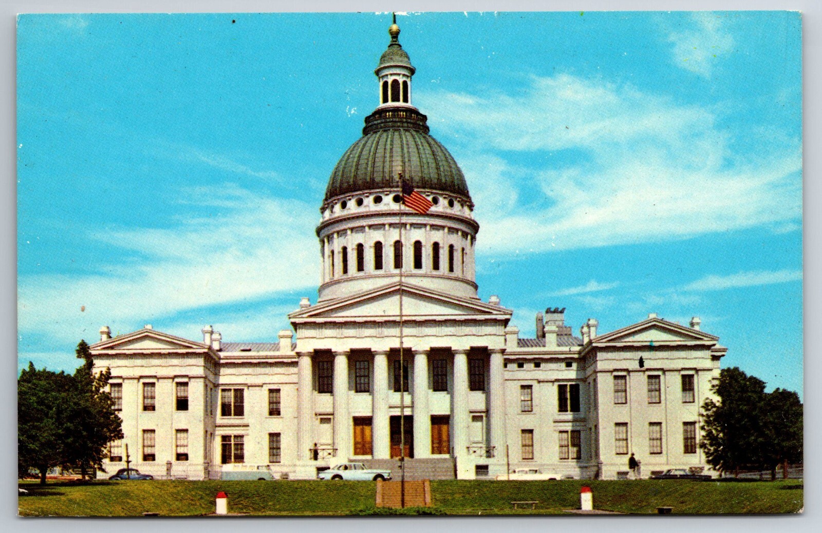St. Louis, MO, Old Courthouse, Market Street, Vintage Postcard St. Louis, MO, Old Courthouse, Market Street, Vintage Postcard