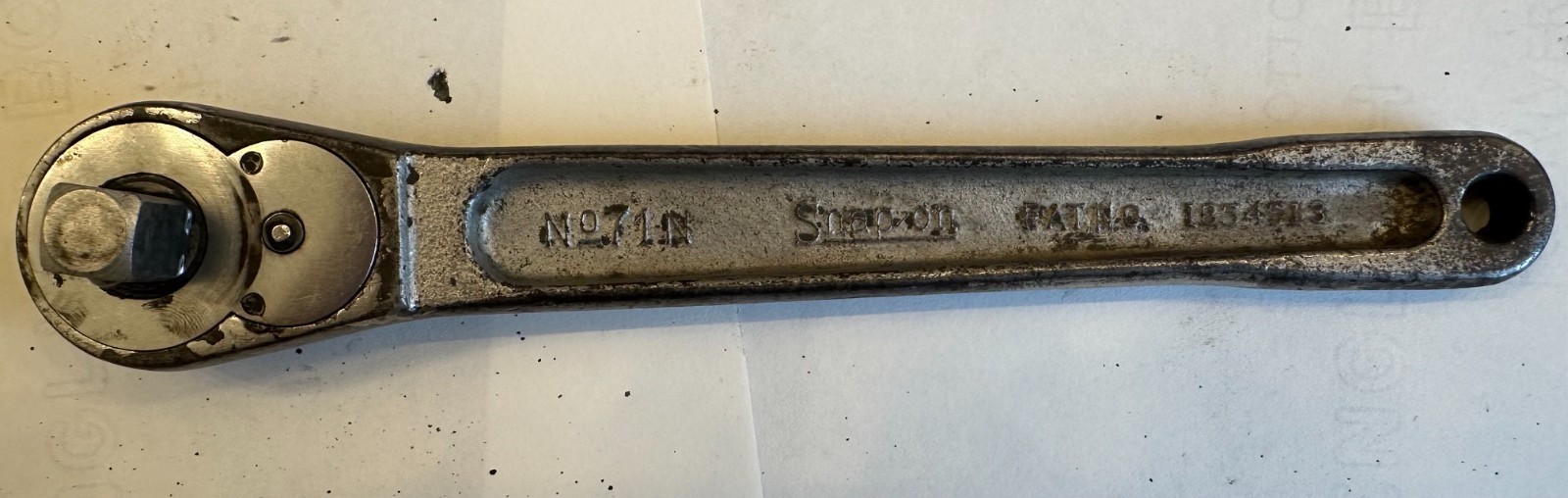 Vintage 1963 Snap-on No 71N 1/2