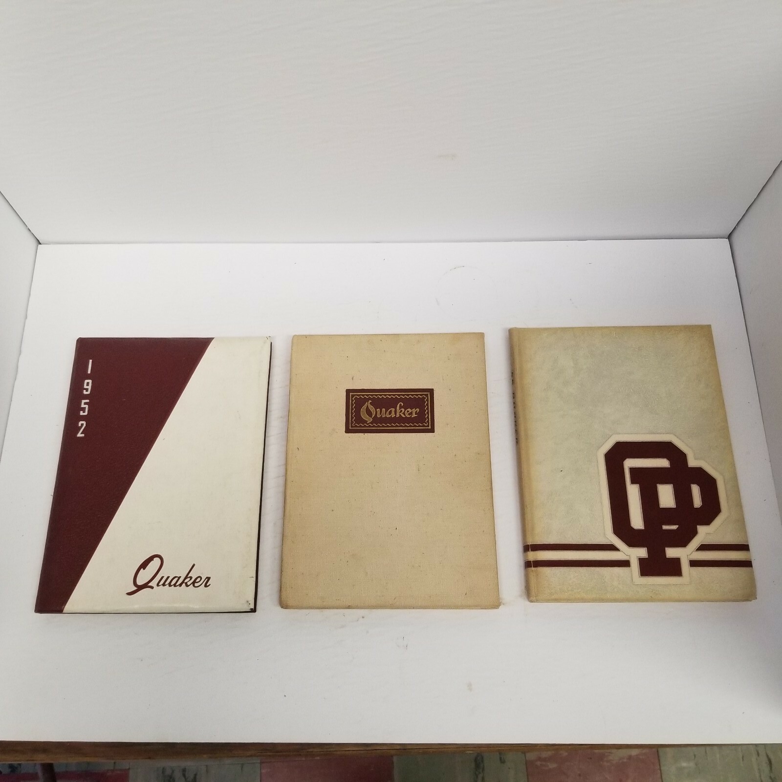 Vintage 1952, 1954, 1955 The Quaker Orchard Park, New York Yearbook Lot of 3 Vintage 1952, 1954, 1955 The Quaker Orchard Park, New York Yearbook Lot of 3