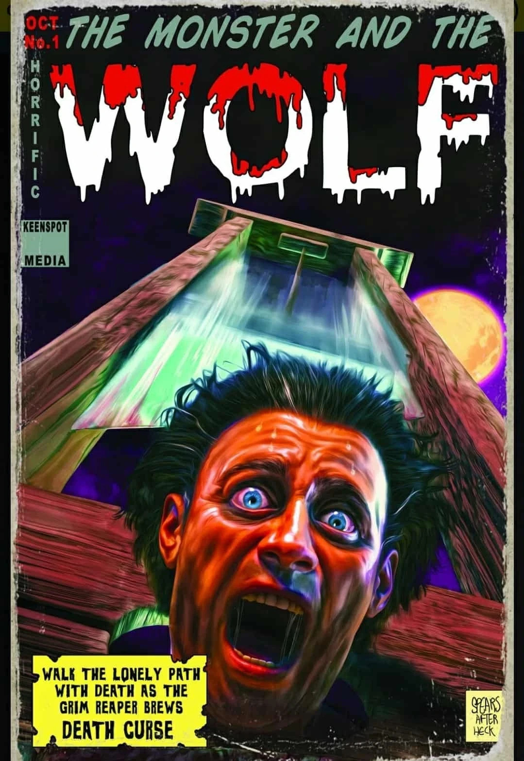 MONSTER AND THE WOLF #1 MARK SPEARS BLIND PULL A26 NM