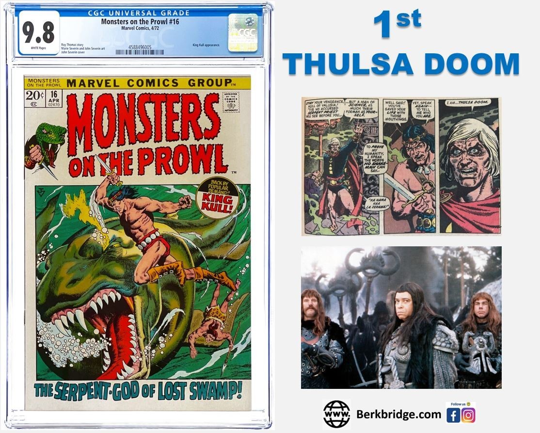 Monsters on the Prowl 16 CGC 9.8 WP 1972 Marvel Comics Bronze Age 1st Appearance Monsters on the Prowl 16 CGC 9.8 WP 1972 Marvel Comics Bronze Age 1st Appearance