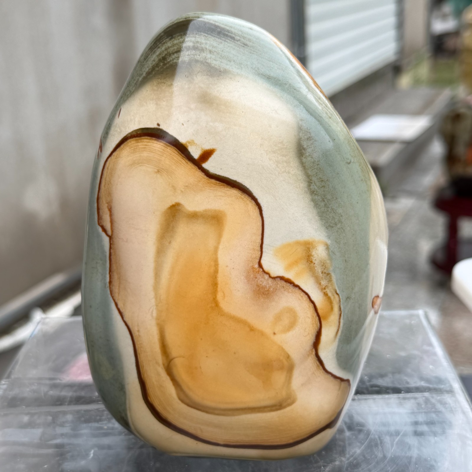 3.97LB Gorgeous Natural Polychrome Ocean Jasper Freeform Crystal Reiki Healing 3.97LB Gorgeous Natural Polychrome Ocean Jasper Freeform Crystal Reiki Healing