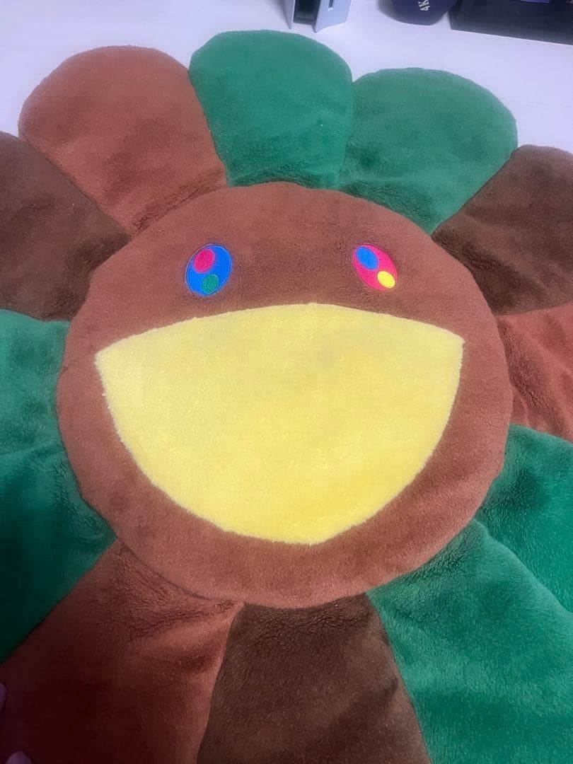 Takashi Murakami Flower Cushion Rainbow 1m 100cm Large Jumbo Plush Authentic Kai
