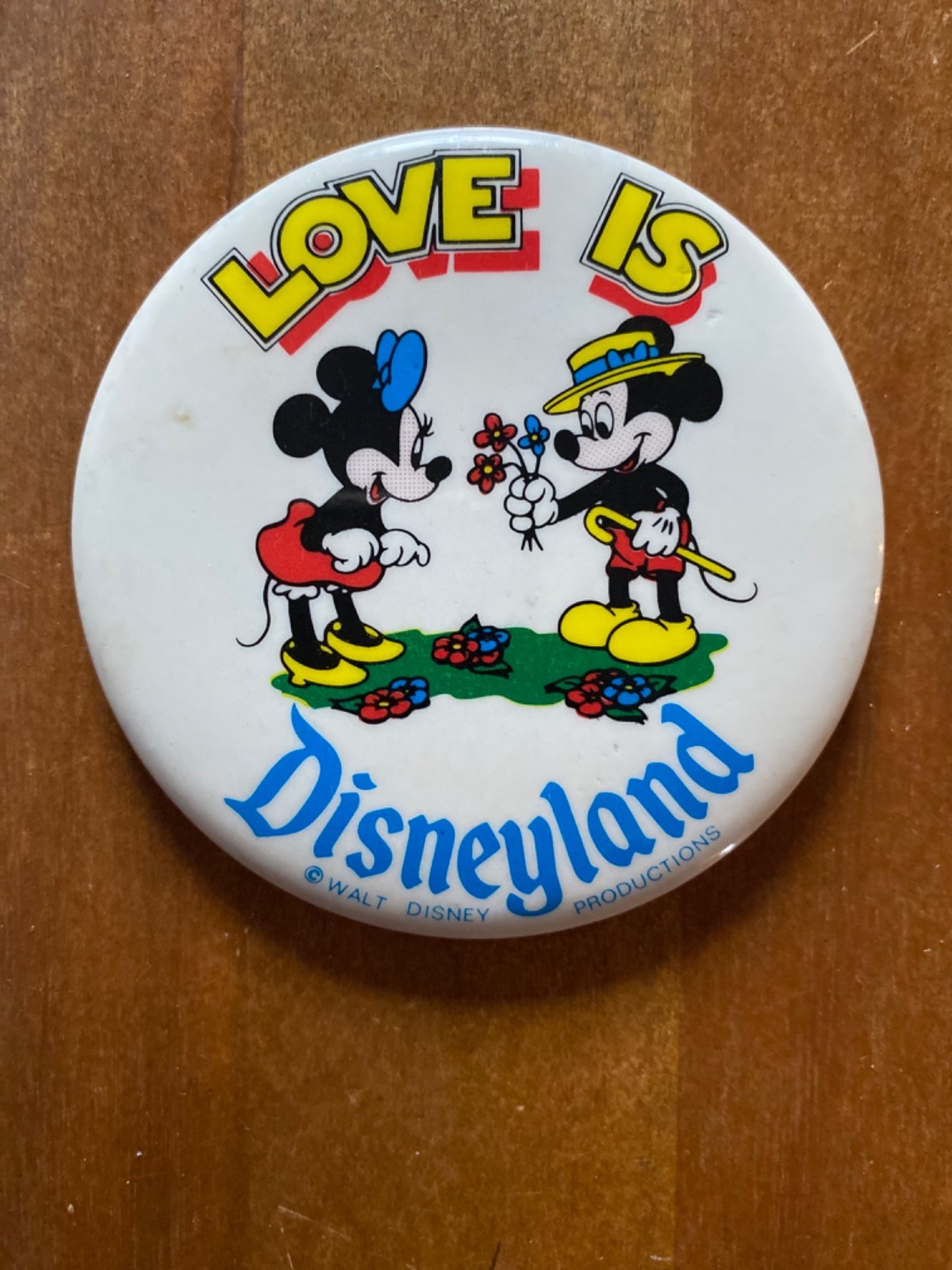 Vintage 1970s Disneyland Love Is Mickey Minnie Mouse 4\