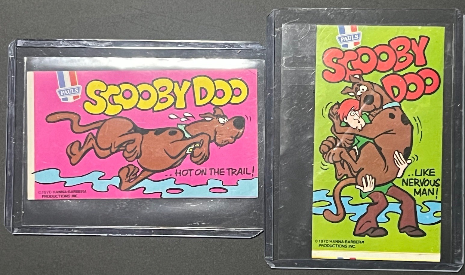1970 Paul’s Ice Cream Scooby Doo Rookie Stickers x 2 1970 Paul’s Ice Cream Scooby Doo Rookie Stickers x 2