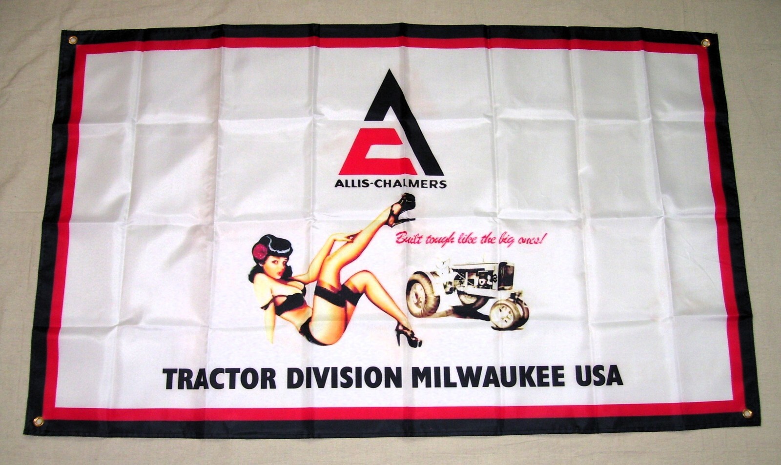ALLIS CHALMERS SIGN 3'X5' FLAG BANNER TRACTOR MAN CAVE FARM SHOP FAST SHIPPING ALLIS CHALMERS SIGN 3'X5' FLAG BANNER TRACTOR MAN CAVE FARM SHOP FAST SHIPPING