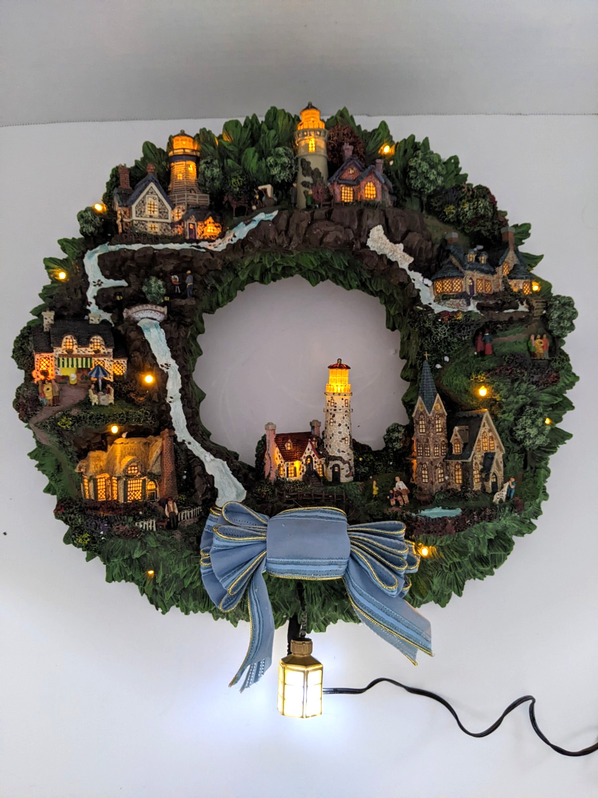 NEW Thomas Kinkade Seaside Village Illuminated 15 NEW Thomas Kinkade Seaside Village Illuminated 15