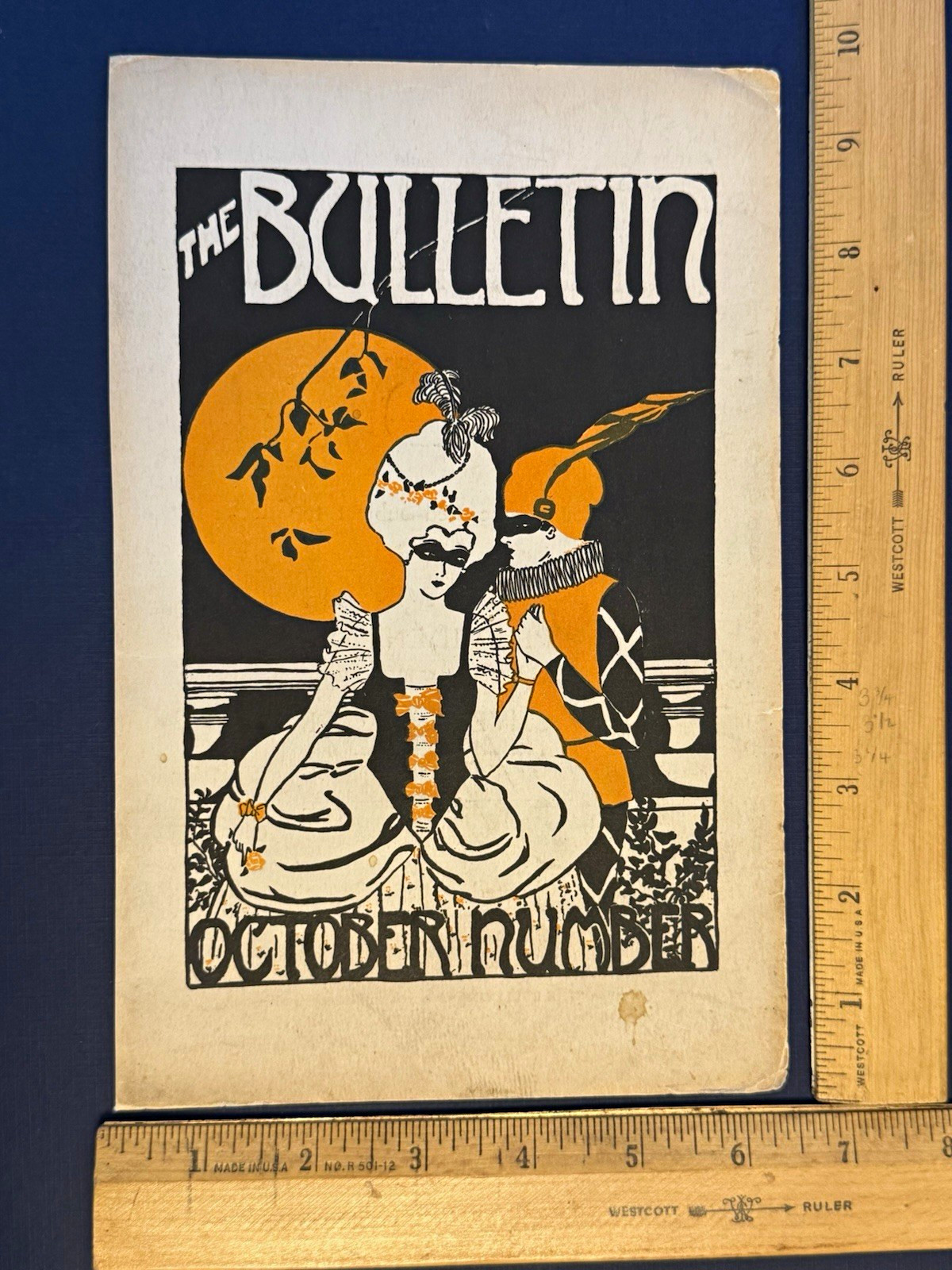 The Bulletin October Number Paper Magazine/Publication w/ Montclair Trust Co Ad