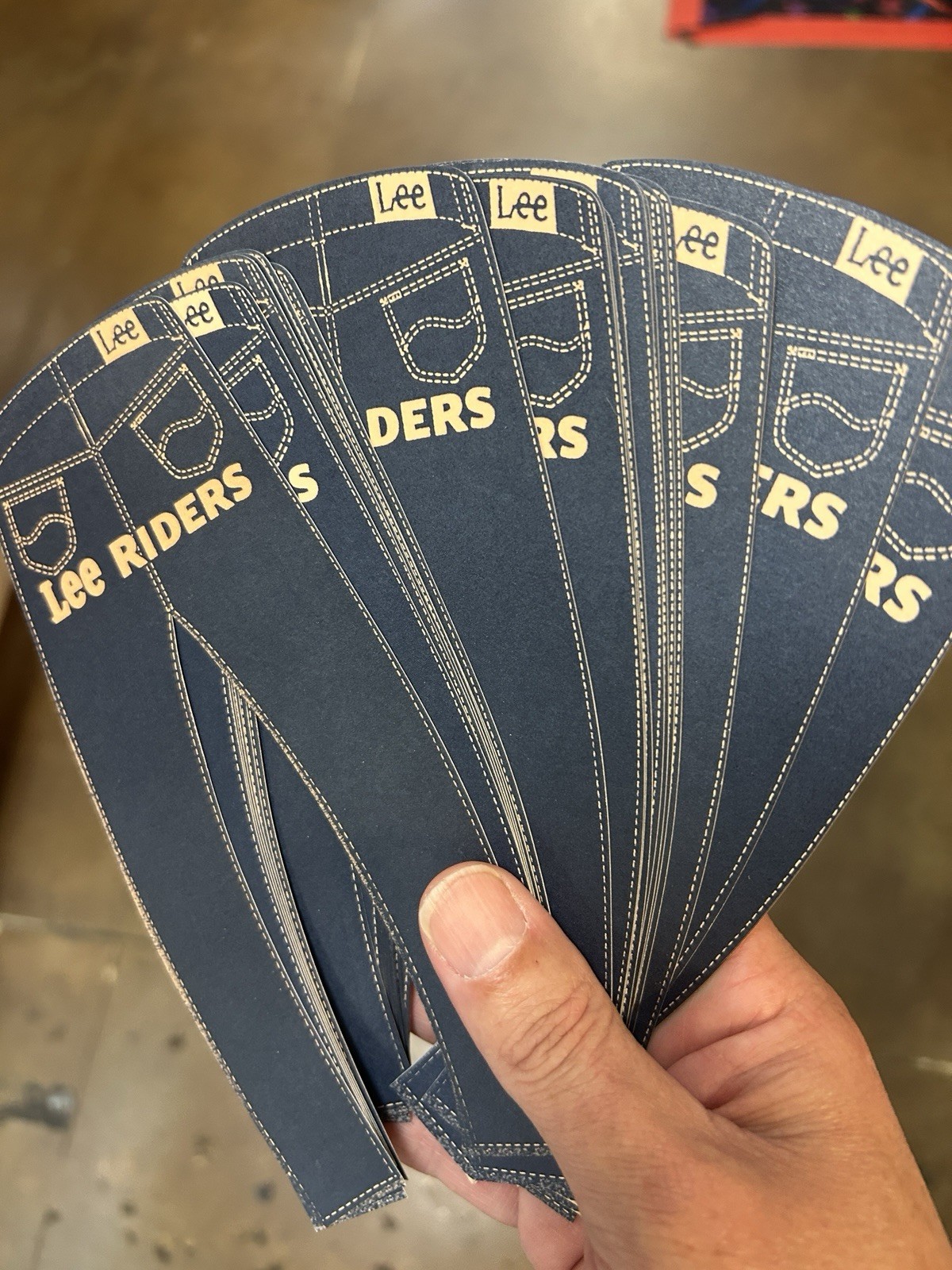 Vintage Lee Riders Paper Advertising Denim Jeans Circa 1960’s-70’s Lot Of 20