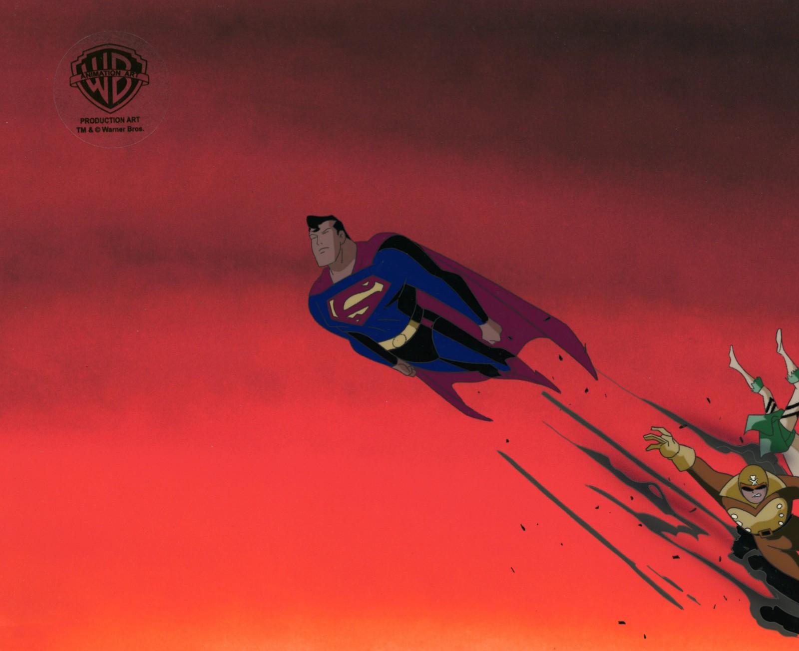Superman Animated Series-Original Production Cel-Superman-Legacy Pt 2
