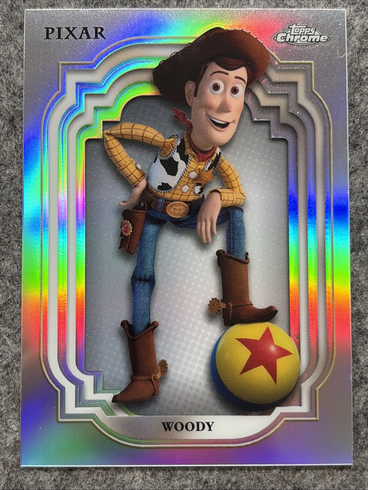 2024 Topps Chrome Disney Woody #63 Refractor