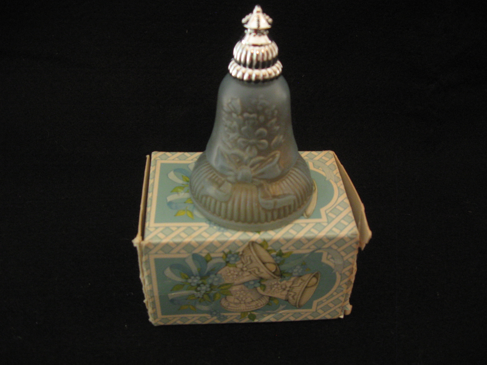 Vintage AVON JOYOUS BELL collectible bottle W/ BOX Charisma Cologne 1 oz EMPTY