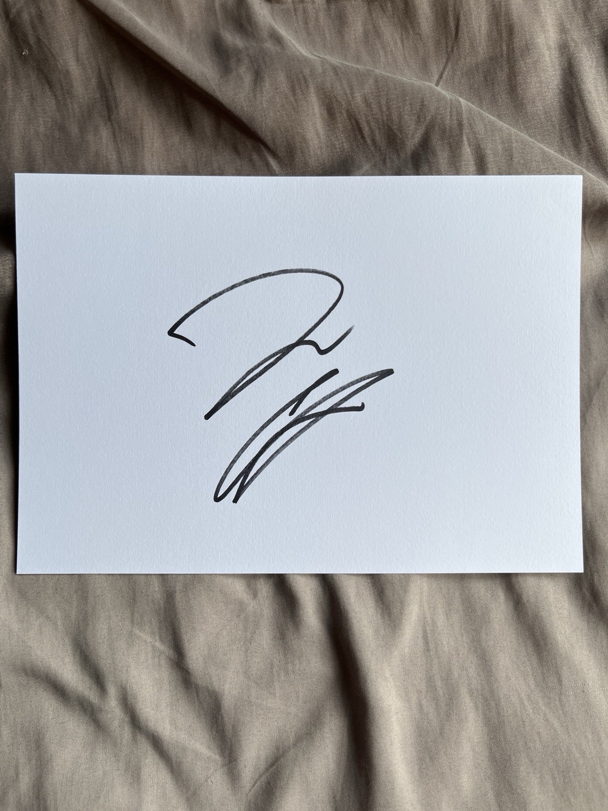 Ronan Keating Genuine Autograph, Signed In Person, 8x6 White Card