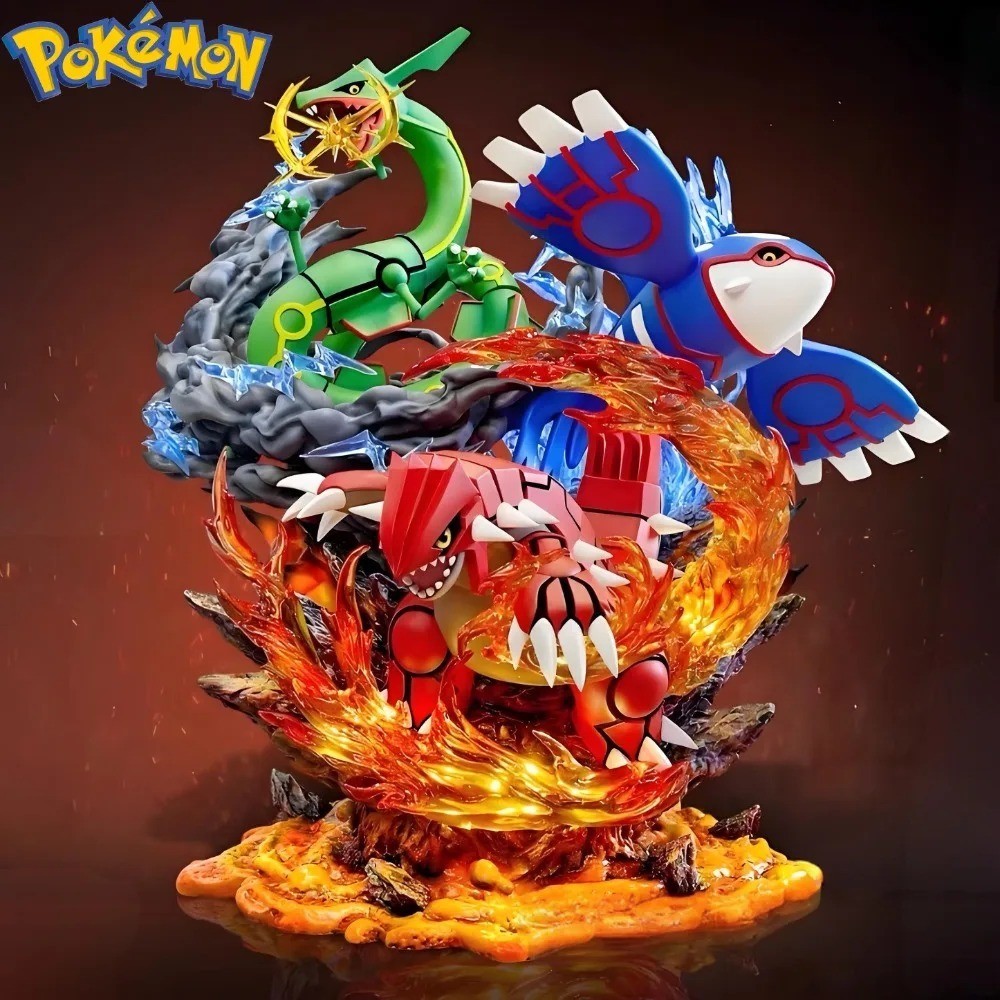 35cm/13.78in Pokemon Anime Figure Groudon Kyogre Rayquaza Action Figures Pvc 35cm/13.78in Pokemon Anime Figure Groudon Kyogre Rayquaza Action Figures Pvc