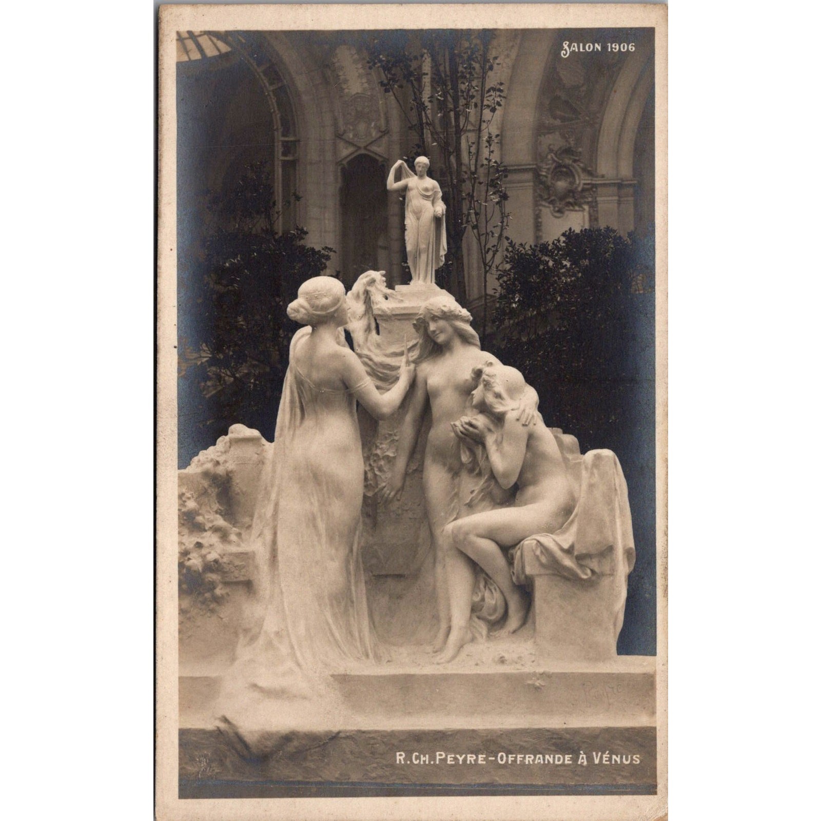 Offering To Venus By Raphael- Charles Peyre 1906 France Vintage Postcard SP9-13 Offering To Venus By Raphael- Charles Peyre 1906 France Vintage Postcard SP9-13
