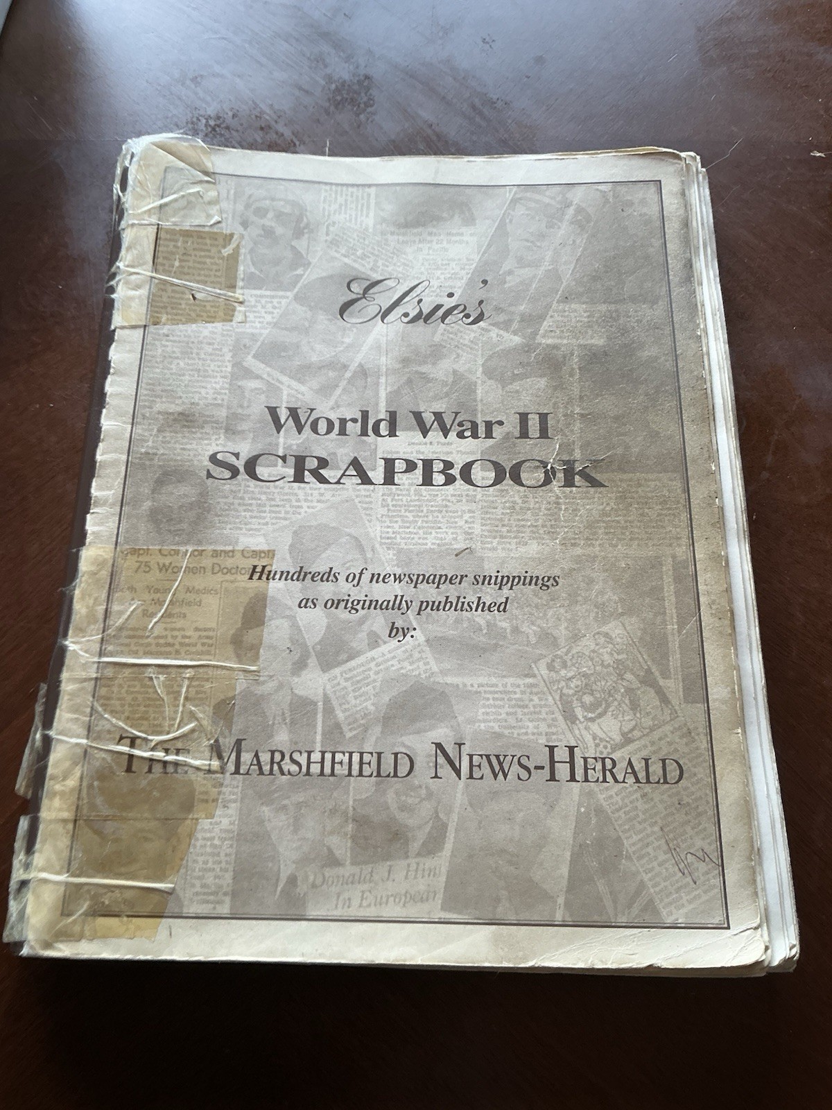 World War 2 Scrapbook Central Wisconsin Amazing Piece Of History, Marshfield Wi