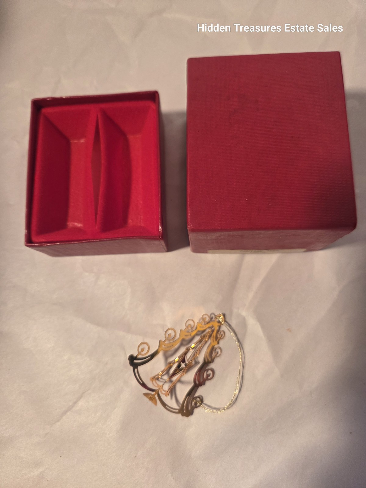 Vintage Pontiac Motors Christmas Tree Ornament 1984-1990 Original Box GM Dealer