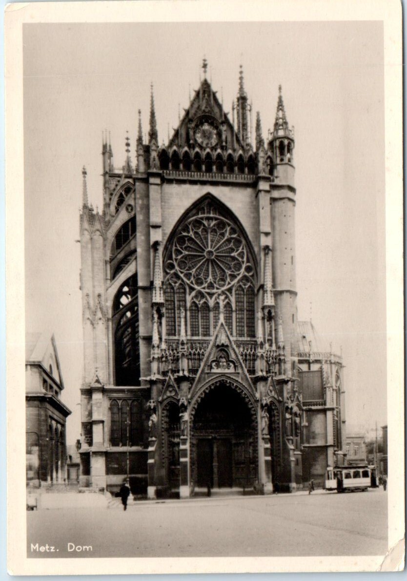 Postcard - Metz Cathedral - Metz, France