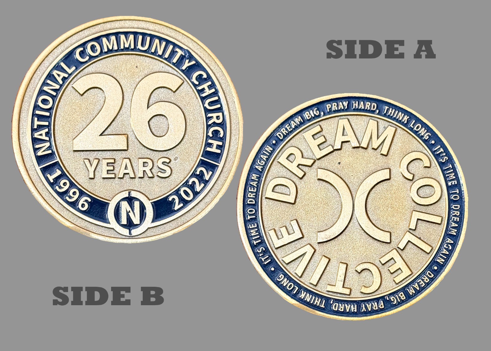 National Community Church 26th Anniversary Challenge Coin  1#34