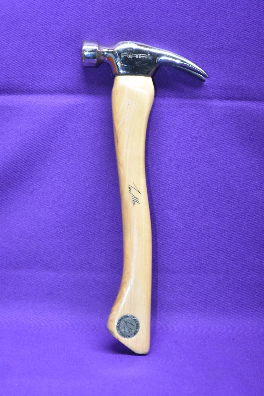 Vintage Tim Allen Signature RRR Hart Home Improvement Carpenters Claw Hammer USA Vintage Tim Allen Signature RRR Hart Home Improvement Carpenters Claw Hammer USA